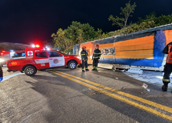 Acidente na BR-262 deixa três mortos e 44 pessoas feridas