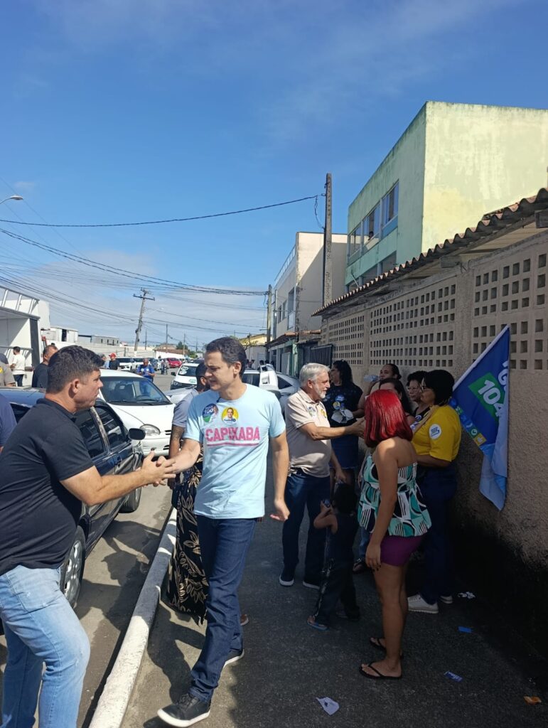 Marcos Garcia recebe Pazolini e Erick Musso em Linhares