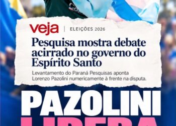PAZOLINI CHEGA A 40% E APARECE À FRENTE NA CORRIDA PELO GOVERNO DO ESPÍRITO SANTO