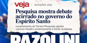 PAZOLINI CHEGA A 40% E APARECE À FRENTE NA CORRIDA PELO GOVERNO DO ESPÍRITO SANTO